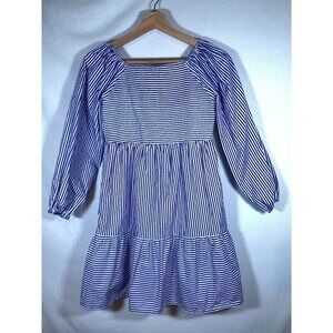 CLASSIC PREP Girls Dress Fit & Flare Smocked Nantucket Preppy Stripped Nautical